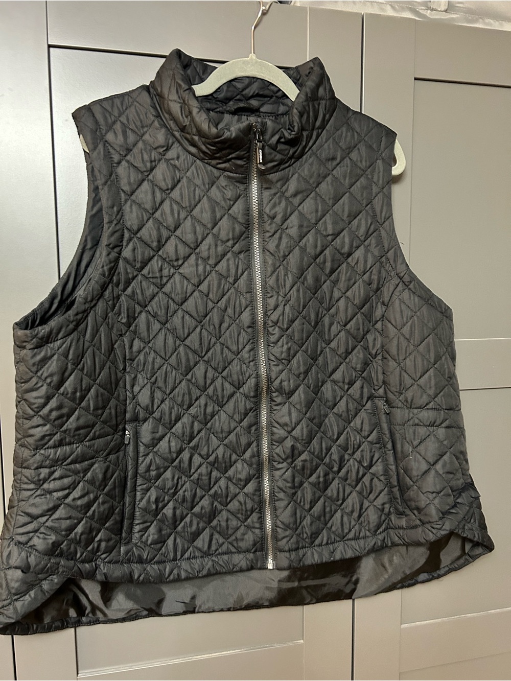Kyodan Black Quilted Sleeveless Puffer Vest 3X